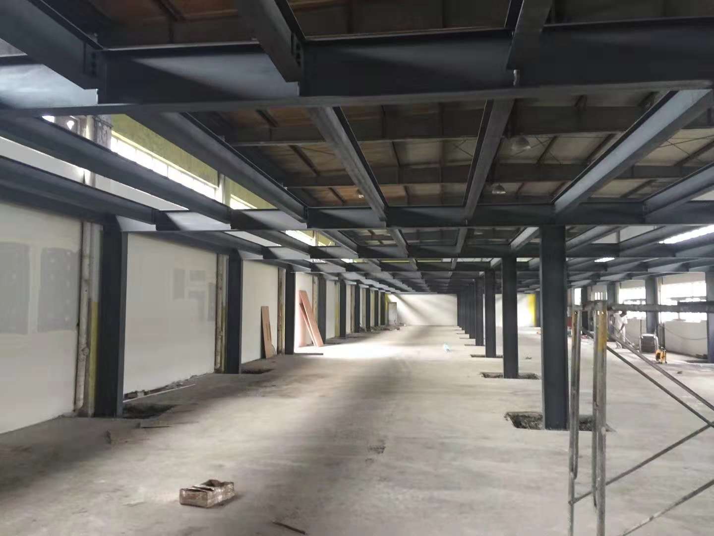 廠房裝修鋼結構隔層搭建效果圖